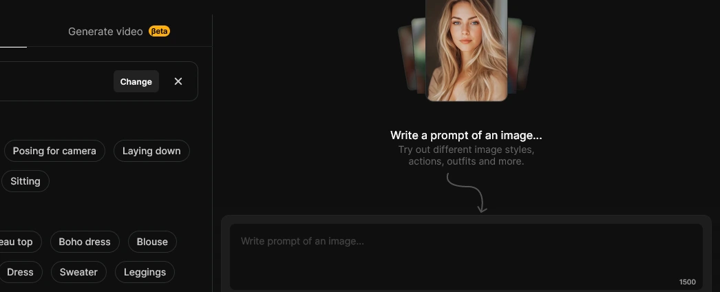 Lovescape AI feature overview