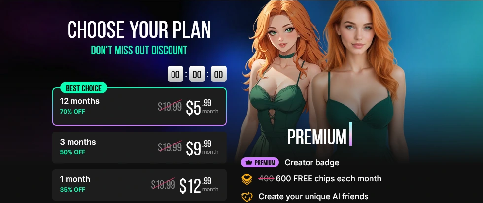 Lovescape AI pricing options