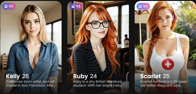 Candy AI interface showing sexting capabilities