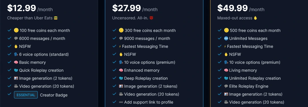 DarLink AI subscription pricing