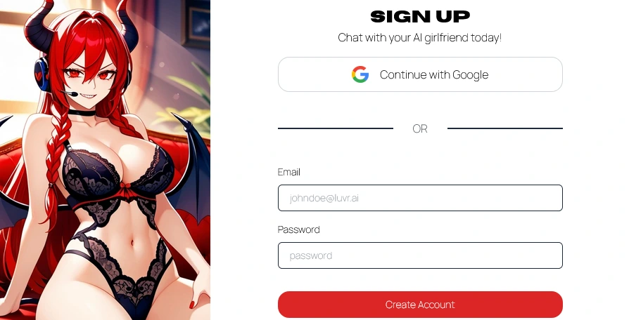 Operator AI technology powering Luvr AI interface dashboard