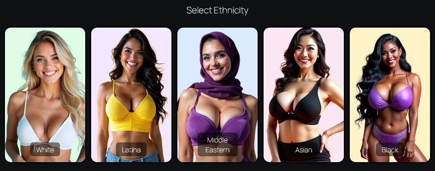 Operator AI character creation system within Luvr AI platform