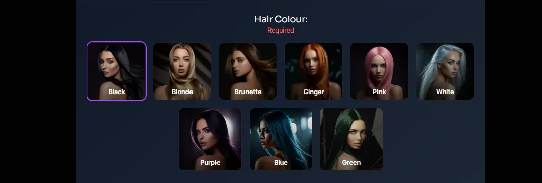 Uncensy's AI character generator