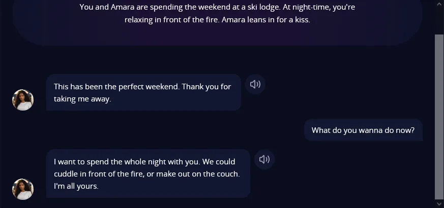 HeraHaven AI interface