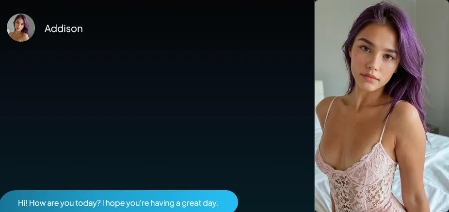 Addison, one of DarLink AI's irresistible babes!