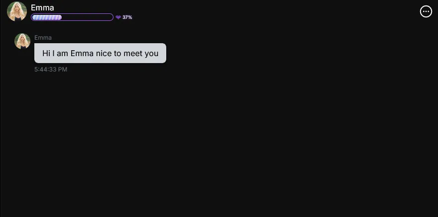 So, can you make Emma's love bar go up?