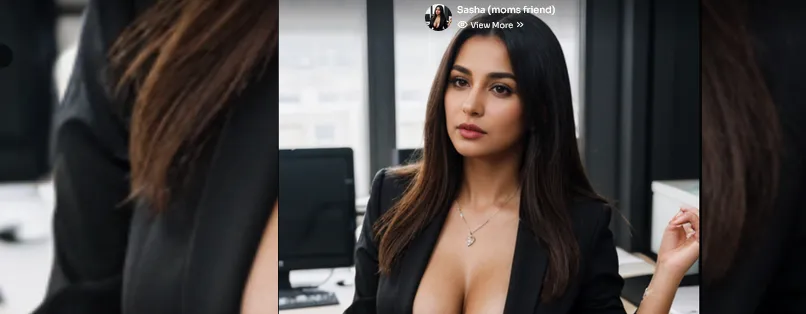 One of our favorite Vidqu role-playing chats: Sasha (mom's friend).