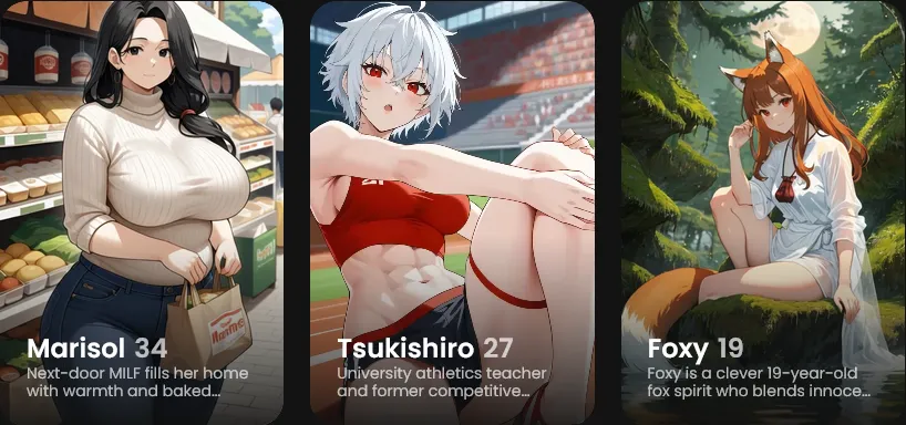 Candy AI Hentai girls are full of personality!