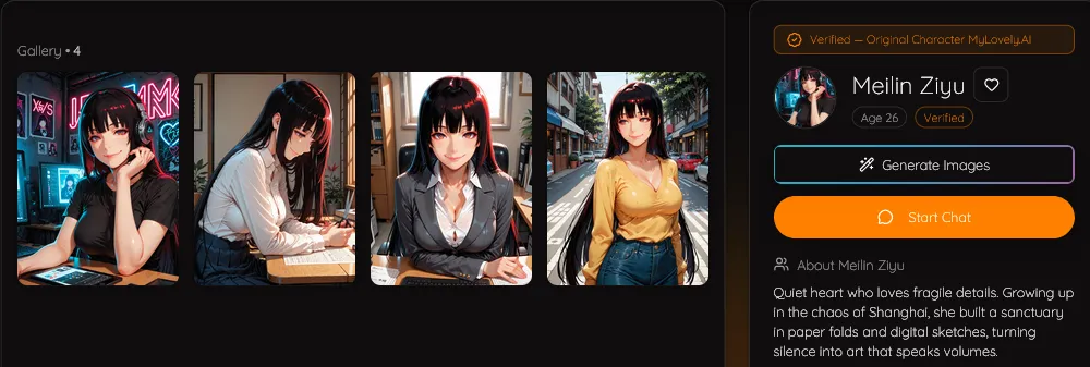 Meilin, one of our favorite MyLovely AI Hentai girls!