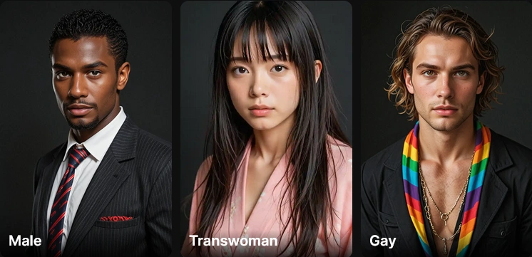 Operator AI character categories within Lovescape AI platform