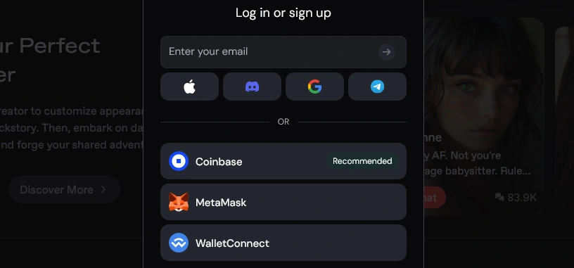 Operator AI registration process for Nectar AI platform